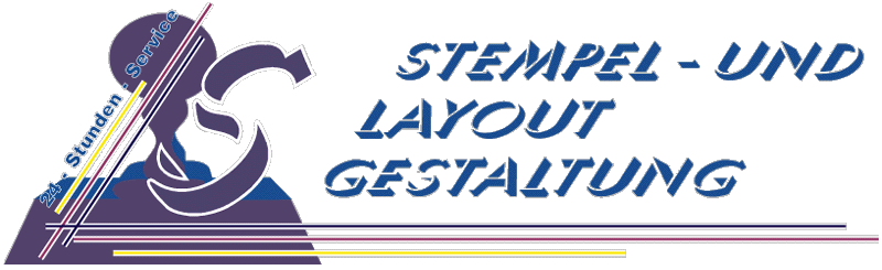 Stempelherstellung in eigener Werkstatt